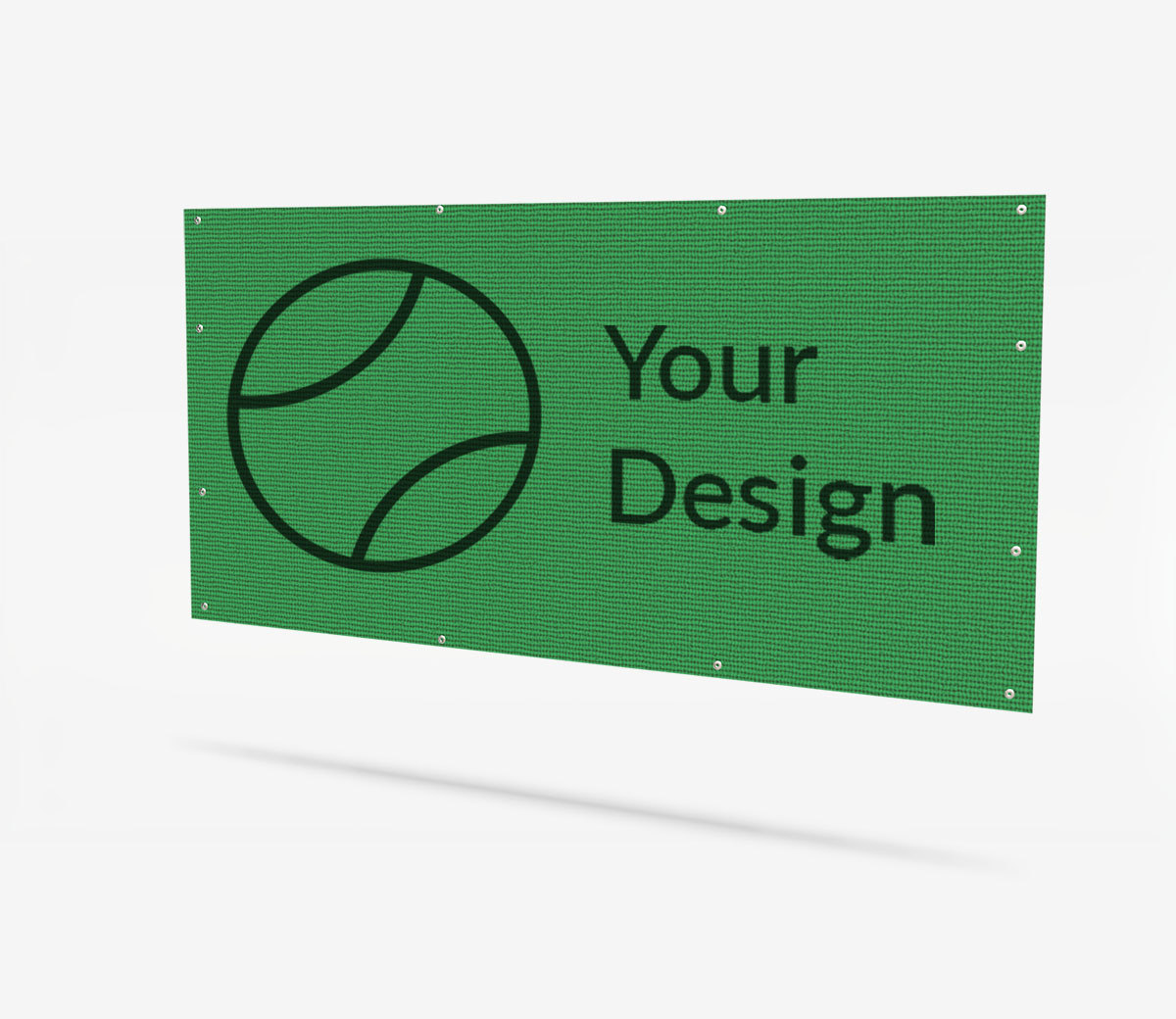 Bâche géante court de tennis