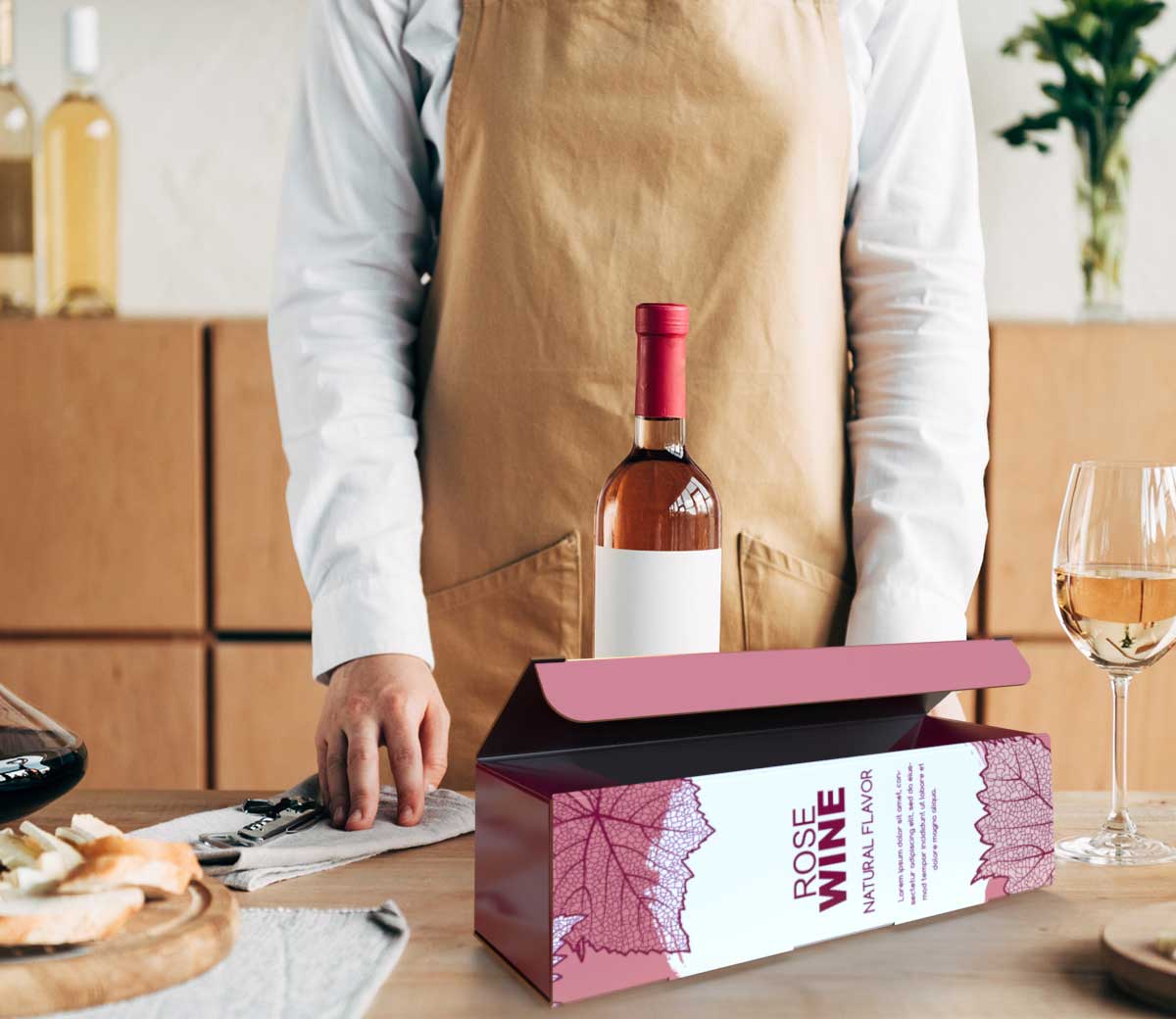 Wine Box Classic 75 x 75 x 294 mm